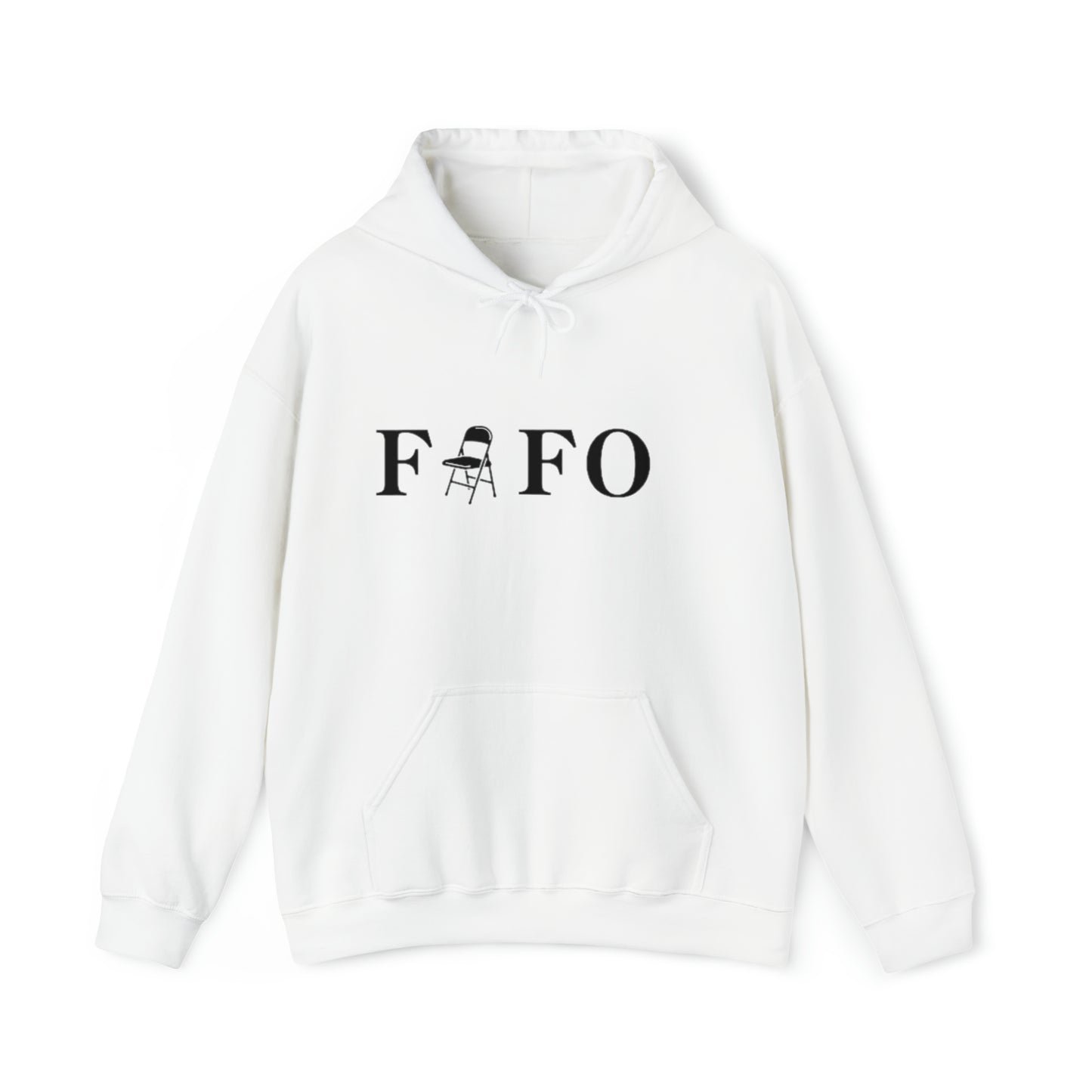 FAFO HOODIE (BLACK LETTERS)