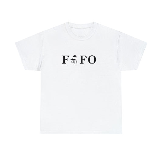 FAFO T-SHIRT (BLACK LETTERS)