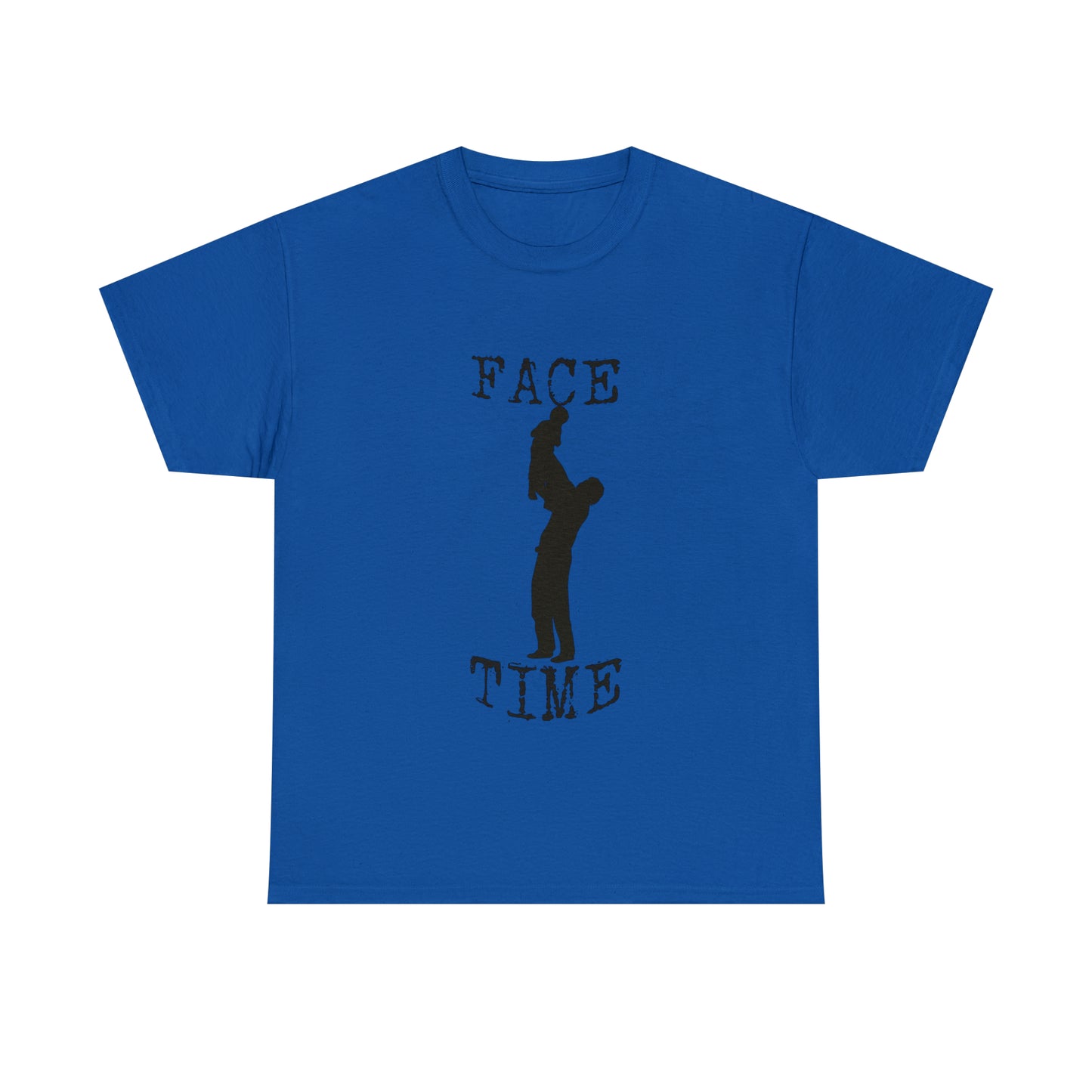 BLACK LETTER FACE TIME T-SHIRT